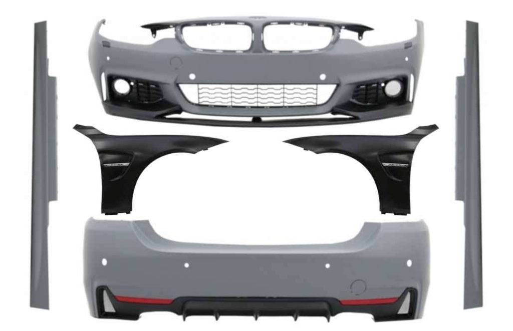 Βλησαρούλης Car Center - Complete Body Kit suitable for BMW 4 Series F32 F33 F36 (2013-2016) Coupe Cabrio with Front Fenders