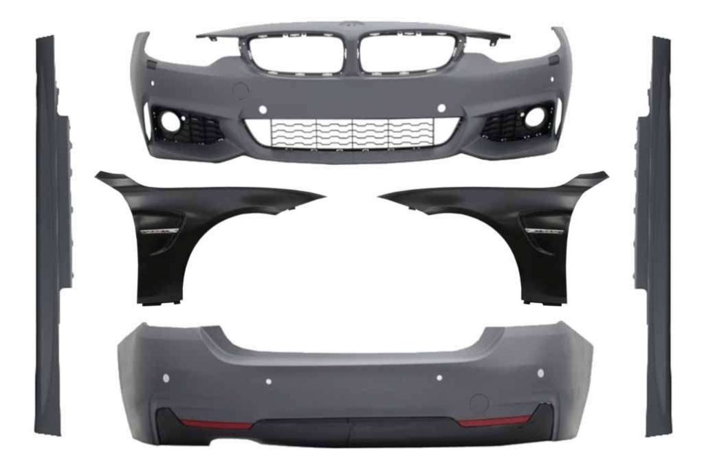 Βλησαρούλης Car Center - Complete Body Kit suitable for BMW 4 Series F32 F33 (2013-up) with Front Fenders Sport Design Coupe Cabrio