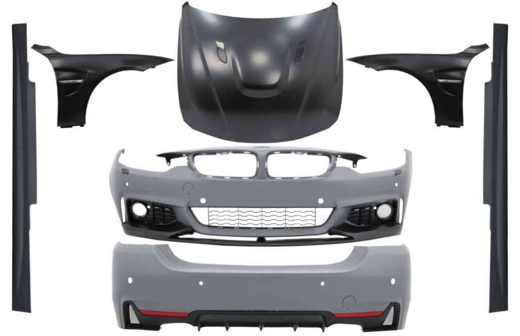 Βλησαρούλης Car Center - Complete Body Kit suitable for BMW 4 Series F32 F33 (2013-02.2017) M-Performance Design with Front Fenders and Hood Bonnet