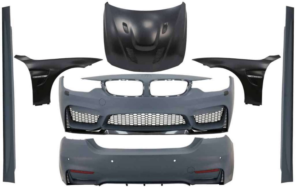 Βλησαρούλης Car Center - Complete Body Kit suitable for BMW 4 Series F32 F33 (2013-02.2017) M4 Design with Hood Bonnet and Front Fenders