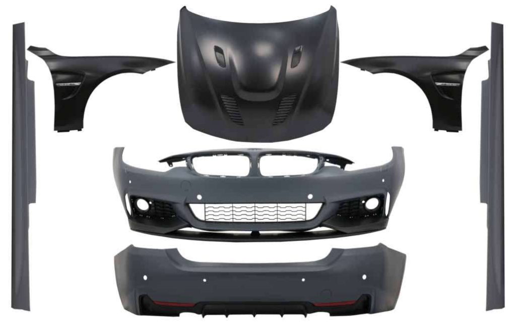Βλησαρούλης Car Center - Complete Body Kit suitable for BMW 4 Series F32 F33 (2013-02.2017) M-Performance Design with Front Fenders & Hood Bonnet
