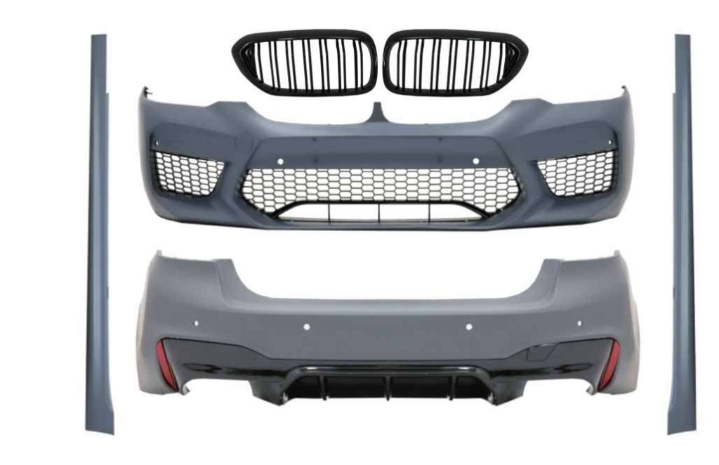 Βλησαρούλης Car Center - Complete Body Kit suitable for BMW 5 Series G30 (2017-up) with Central Kidney Grilles Double Stripe M5 Design
