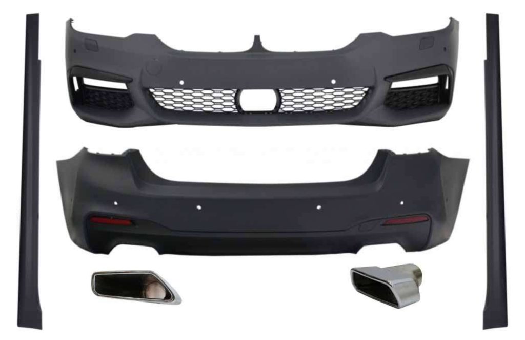 Βλησαρούλης Car Center - Complete Body Kit suitable for BMW 5 Series G30 (2017-up) with Exhaust Muffler Tips M-Tech Design