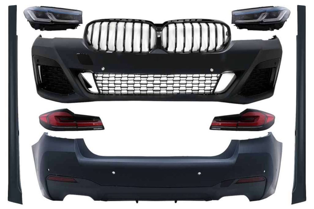 Βλησαρούλης Car Center - Complete Body Kit suitable for BMW 5 Series G30 (2017-2019) M-Tech Design Conversion to G30 LCI 2020 Design