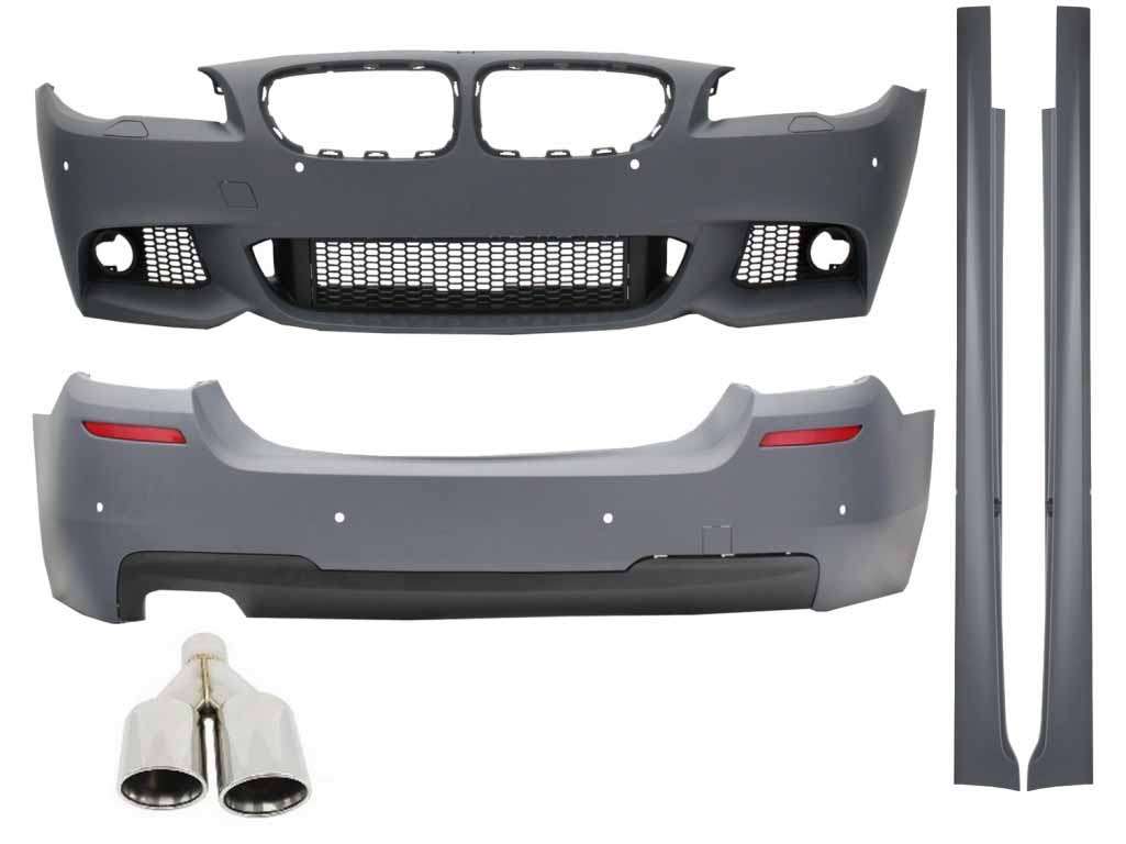 Βλησαρούλης Car Center - Complete Body Kit suitable for BMW F10 5 Series (2011-up) M-Technik Design With Exhaust Muffler M-Power
