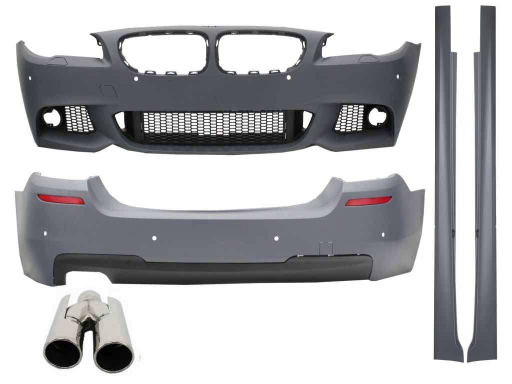 Βλησαρούλης Car Center - Complete Body Kit suitable for BMW F10 5 Series (2011-) M-Technik Design With Exhaust Muffler Tips ACS-design