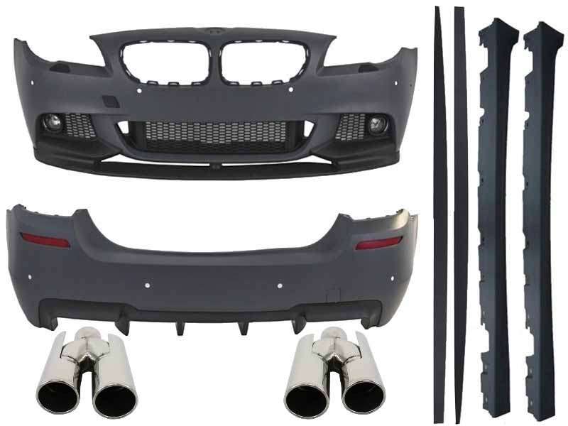 Βλησαρούλης Car Center - Complete Body Kit suitable for BMW F10 5 Series (2011-up) M-Performance Design with Exhaust Muffler Tips ACS-design