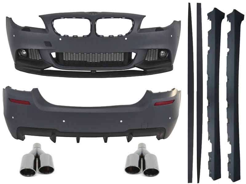 Βλησαρούλης Car Center - Complete Body Kit suitable for BMW F10 5 Series (2011-up) M-Performance Design with Exhaust Muffler Tips M-Power