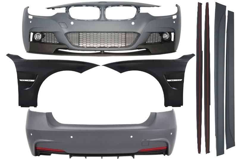 Βλησαρούλης Car Center - Complete Body Kit suitable for BMW F30 (2011+) M-Performance Design with Front Fenders