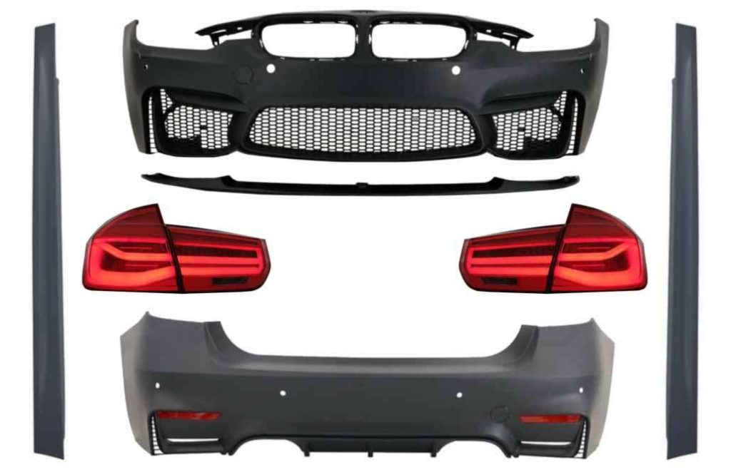 Βλησαρούλης Car Center - Complete Body Kit suitable for BMW F30 (2011-2019) with LED Taillights Dynamic Sequential Turning Light EVO II M3 CS Style Without Fog Lamps