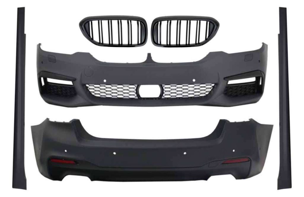 Βλησαρούλης Car Center - Complete Body Kit with Central Kidney Grilles Piano Black suitable for BMW 5 Series G30 (2017-up) M-Tech Design