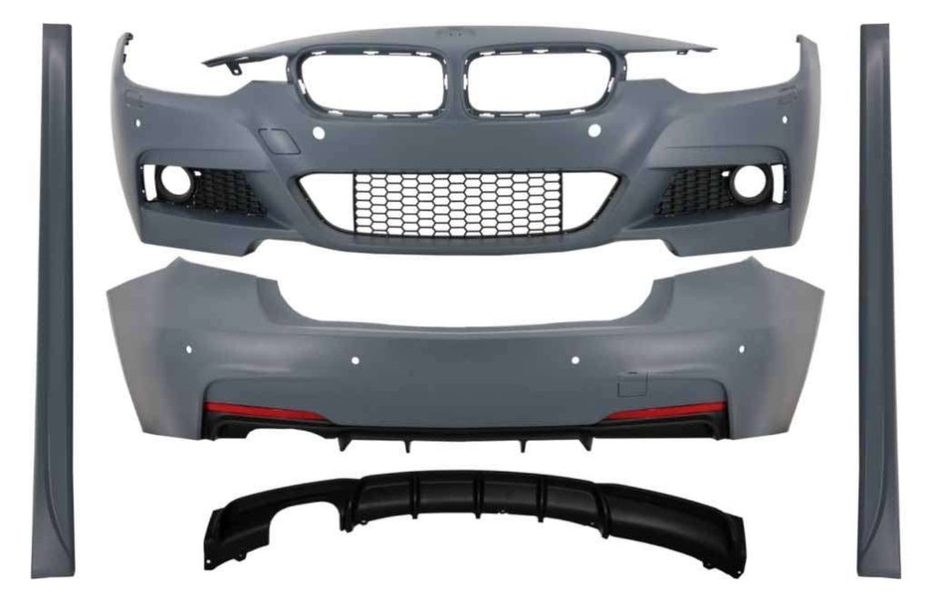 Βλησαρούλης Car Center - Complete Body Kit with Diffuser Left Outlet suitable for BMW 3 Series F30 (2011-2019) M-Performance Design