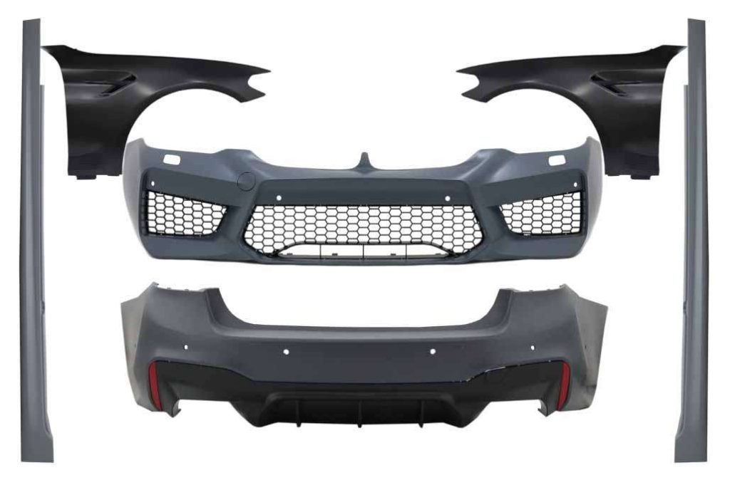 Βλησαρούλης Car Center - Complete Body Kit with Front Fenders Black suitable for BMW 5 Series G30 (2017-2019) M5 Design