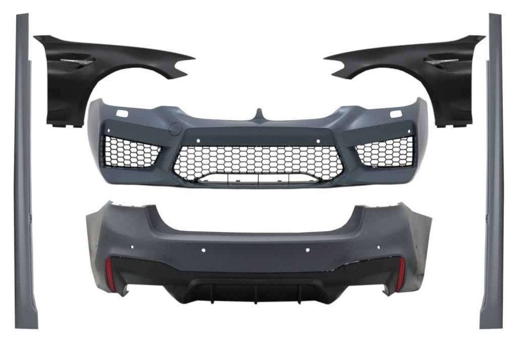 Βλησαρούλης Car Center - Complete Body Kit with Front Fenders Chrome suitable for BMW 5 Series G30 (2017-2019) M5 Design