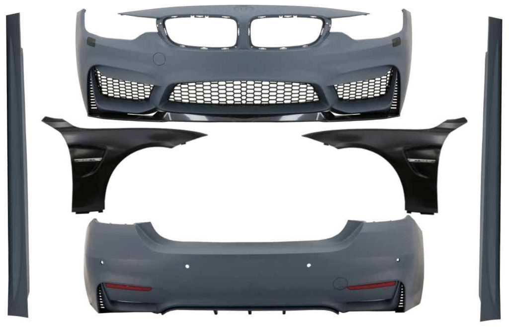 Βλησαρούλης Car Center - Complete Body Kit with Front Fenders suitable for BMW 4 Series F32 F33 Coupe Cabrio (2013-02.2017) M4 Design