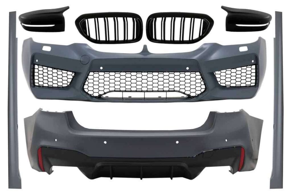Βλησαρούλης Car Center - Complete Body Kit with Mirror Covers and Grilles Piano Black suitable for BMW 5 Series G30 (2017-2019) M5 Design