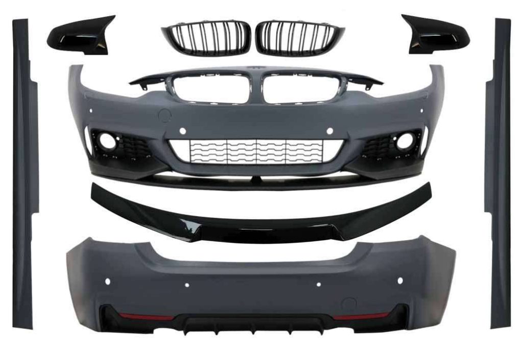 Βλησαρούλης Car Center - Complete Body Kit with Trunk Spoiler and Mirror Covers  suitable for BMW 4 Series F32 Coupe (2013-03.2019) M Design