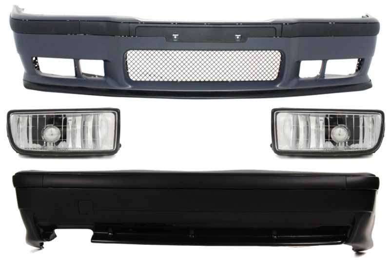 Βλησαρούλης Car Center - Complete Body Kit  suitable for BMW 3 Series E36 (1992-1998) M3 Design With Chrome Fog Lights