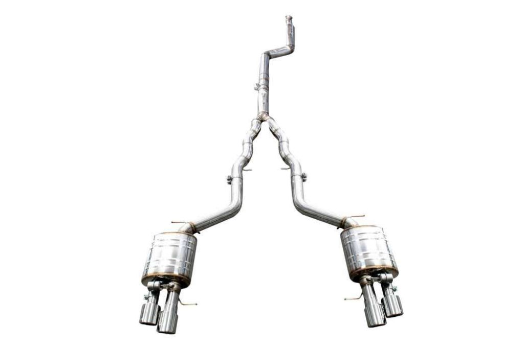 Βλησαρούλης Car Center - Complete Exhaust System suitable for BMW 5 Series F10 (2011-2016) Petrol 1.6/2.0 L 520i N2B20/NB20B16 / 528i NB20B20 Turbocharged I4 Twin Double Exhaust Pipes M5 M Sport Design with Valvetronic