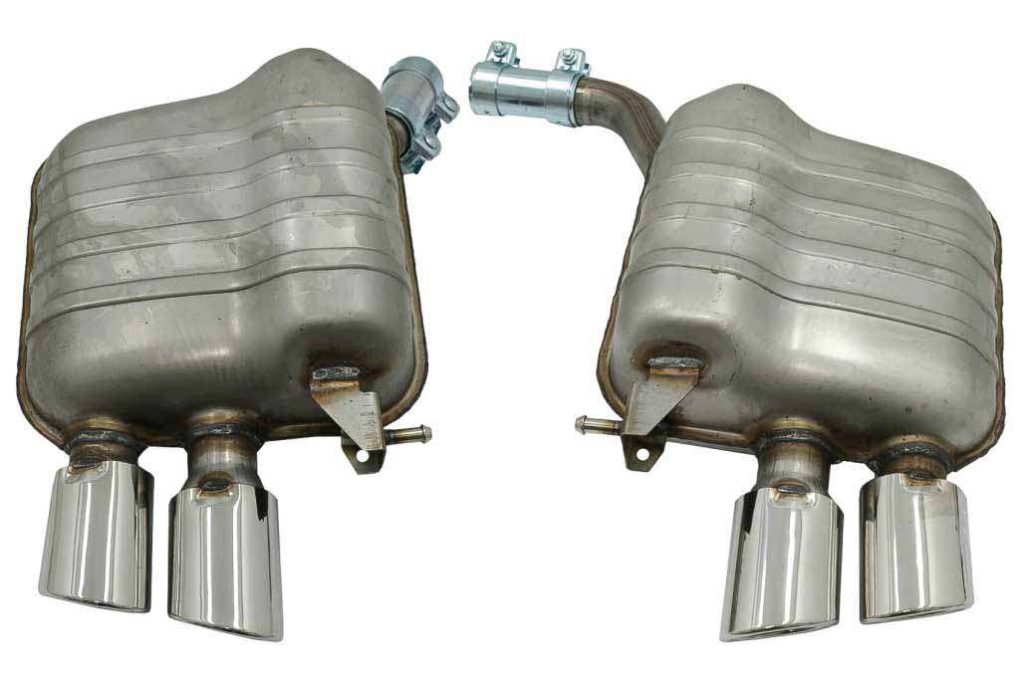 Βλησαρούλης Car Center - Complete Exhaust System with Twin Muffler Tips suitable for Audi Q5 8R (11.2008-2016) Chrome
