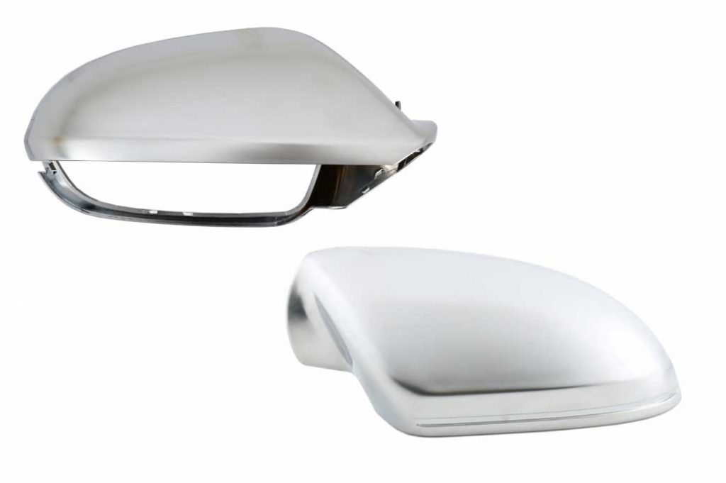 Βλησαρούλης Car Center - Complete Housing Mirror Covers suitable for Audi A6 4G C7 (2011-2018) Limousine Avant Extinction Aluminium RS6 Design