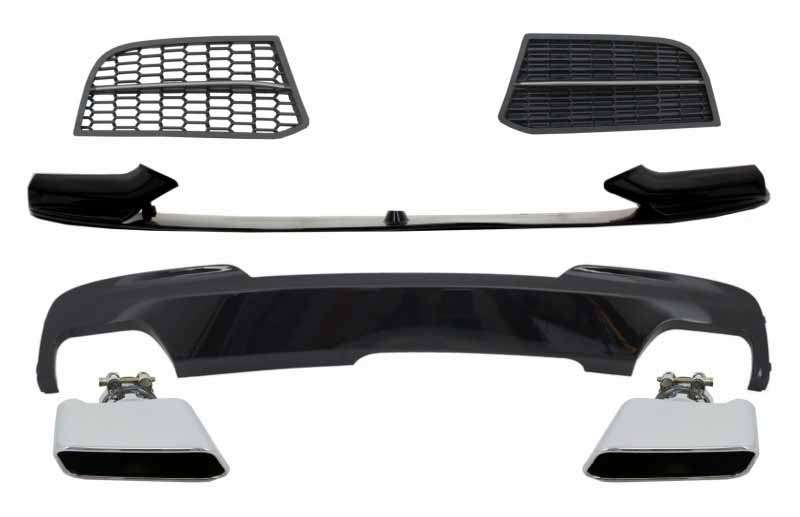 Βλησαρούλης Car Center - Conversion Kit Spoiler and Air Diffuser BMW 5 Series F10 F11 Sedan Touring (2010-2017) suitable for M-Technik to M-Performance Sport M550 Design