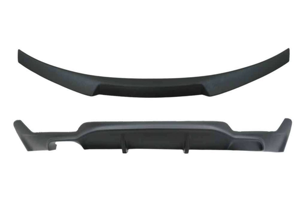 Βλησαρούλης Car Center - Conversion Package to M Design Air Diffuser With Trunk Spoiler suitable for BMW 4 Series Coupe F32 (2013-up) Matte Black