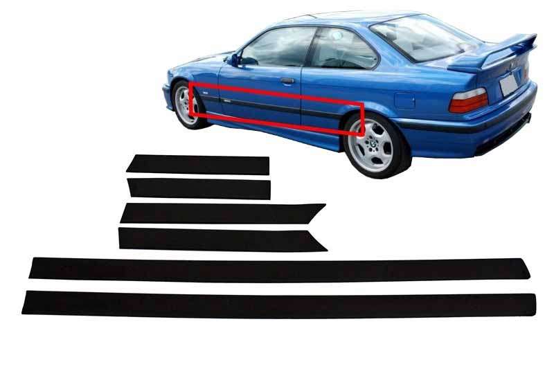 Βλησαρούλης Car Center - Door Moldings Strips suitable for BMW E36 3 Series Coupe Cabrio (1992-1998) M3 Design