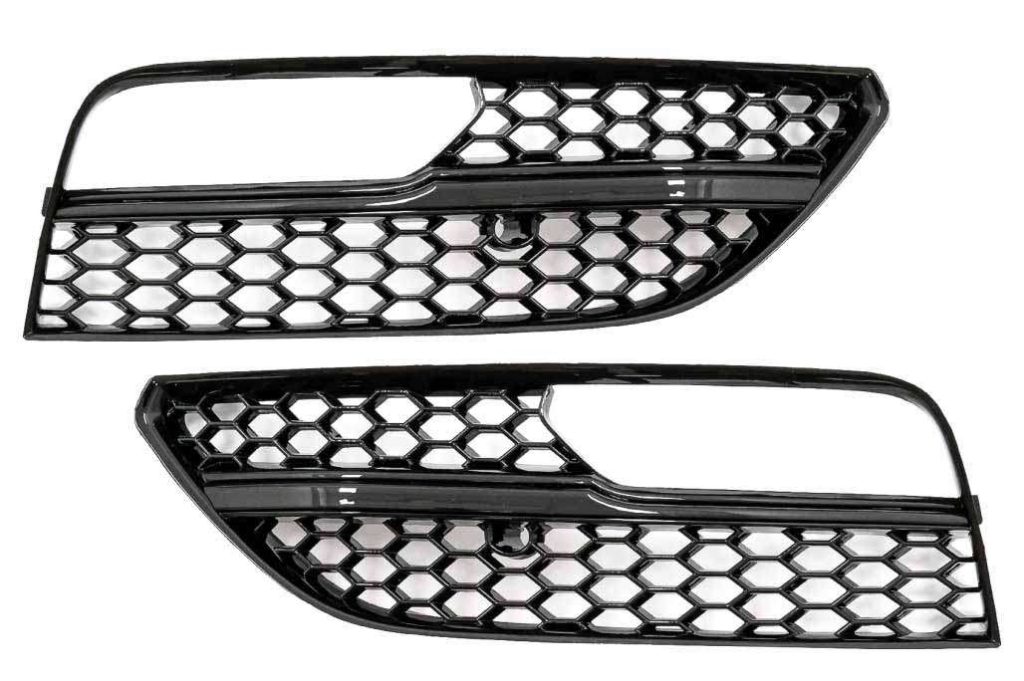 Βλησαρούλης Car Center - Fog Lamp Covers Side Grilles suitable for Audi A3 8V (2013-2015) RS3 Design Paino Black