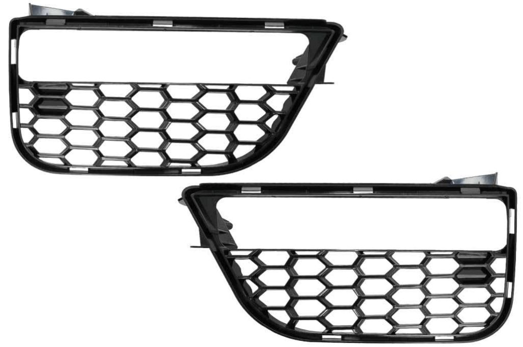 Βλησαρούλης Car Center - Fog Lamp Covers Side Grilles suitable for BMW 5 Series G30 G31 (2017-up) M5 Design Piano Black