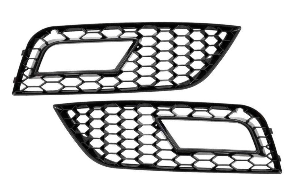 Βλησαρούλης Car Center - Fog Lamp Covers suitable for Audi A4 B8 Facelift (2012-2015) RS4 Design Black