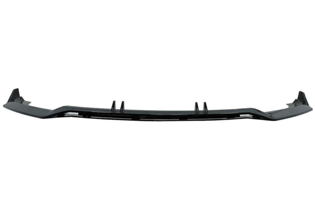 Βλησαρούλης Car Center - Front Bumper Add-On Spoiler Lip suitable for Audi A4 B9 8W S-Line (2016-2018) Piano Black