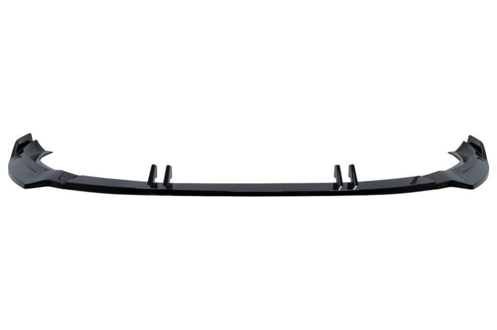 Βλησαρούλης Car Center - Front Bumper Add-On Spoiler Lip suitable for Audi A4 B9 Second Facelift S-Line (2020-up) Piano Black