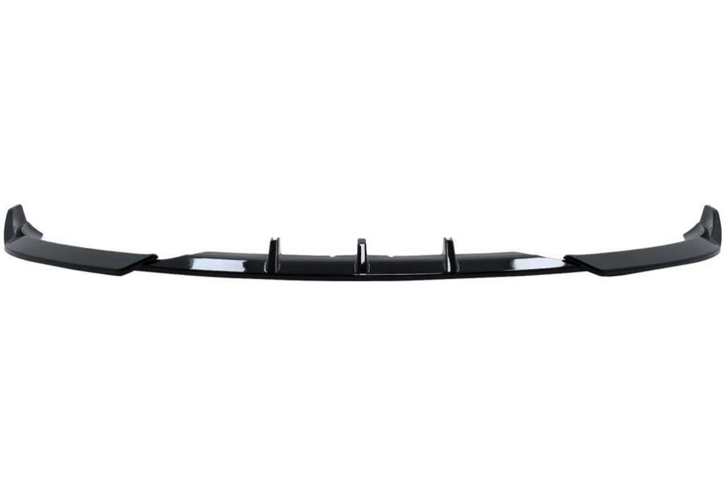 Βλησαρούλης Car Center - Front Bumper Add-On Spoiler Lip suitable for Audi A4 B8 (2007-2012) Sedan Avant Piano Black