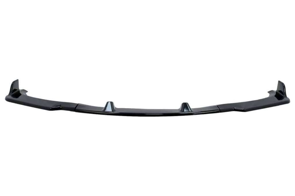 Βλησαρούλης Car Center - Front Bumper Add-On Spoiler Lip suitable for BMW 3 Series E90 E91 LCI (2008-2011) Limo Touring Piano Black