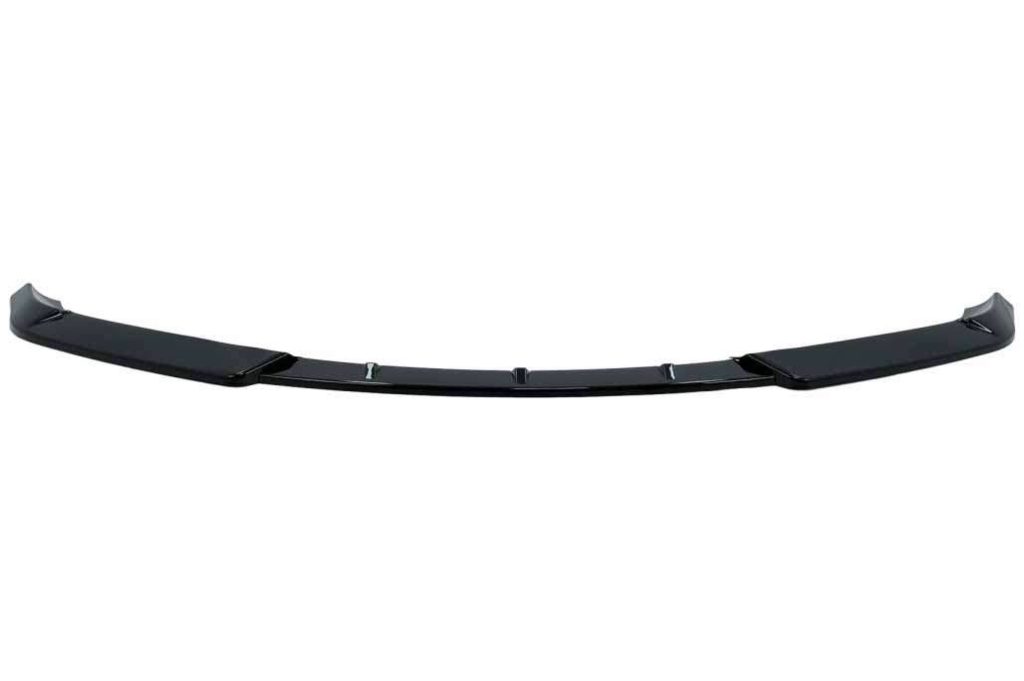 Βλησαρούλης Car Center - Front Bumper Add-On Spoiler Lip suitable for BMW 3 Series E46 Sedan Touring (1998-2004) Standard Piano Black