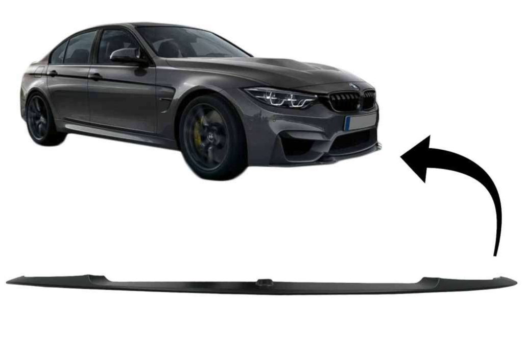 Βλησαρούλης Car Center - Front Bumper Lip Spoiler suitable for BMW 3 Series F30/F31 Sedan/Touring (2011-up) M3 CS Design