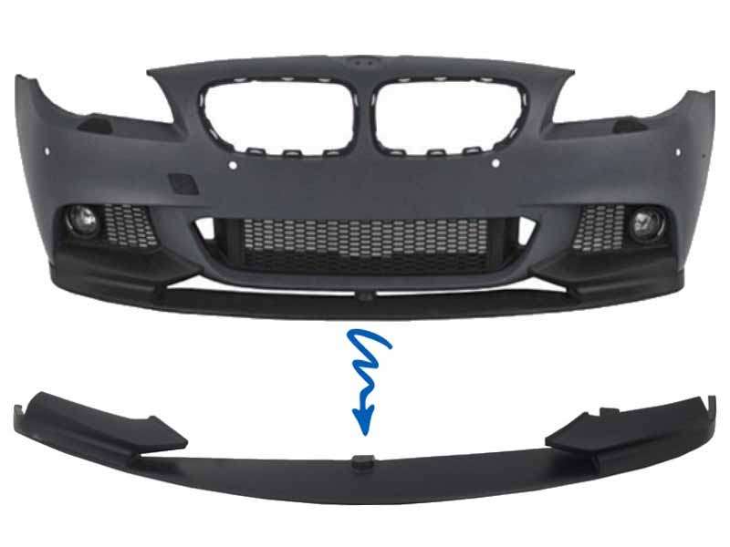 Βλησαρούλης Car Center - Front Bumper Spoiler Lip suitable for BMW 5 Series F10 F11 Sedan Touring (2011-2017) M-Performance