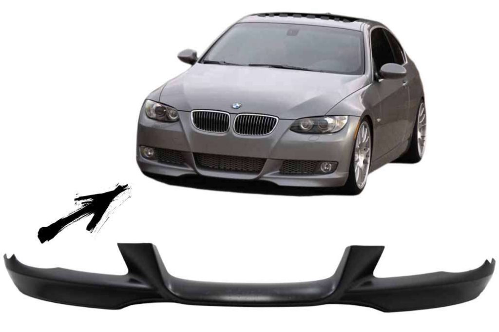 Βλησαρούλης Car Center - Front Bumper Spoiler suitable for BMW 3 Series E92/E93 (2006-2009) Coupe Cabrio M-Tech Sport Design