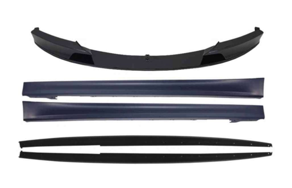 Βλησαρούλης Car Center - Front Bumper Spoiler with Side Skirts and Add-on Extensions suitable for BMW 3 Series F30 F31 Sedan Touring (2011-2018) M3 Design