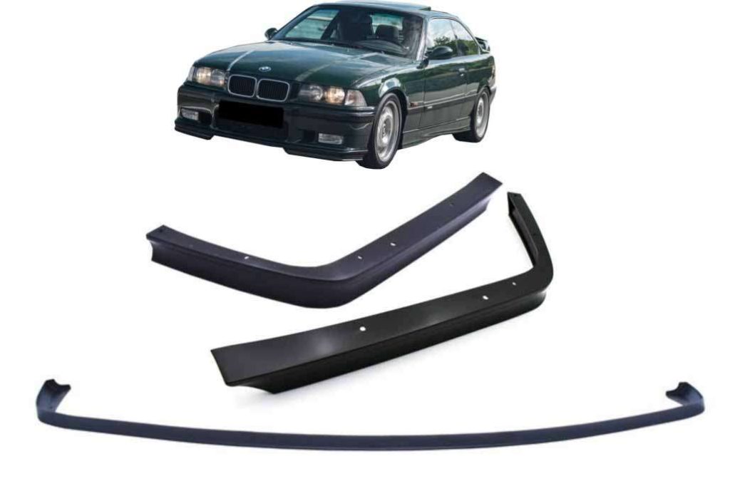 Βλησαρούλης Car Center - Front Bumper Spoilers Splitters Flaps suitable for BMW 3 Series E36 (1992-1998) M3 GT Design