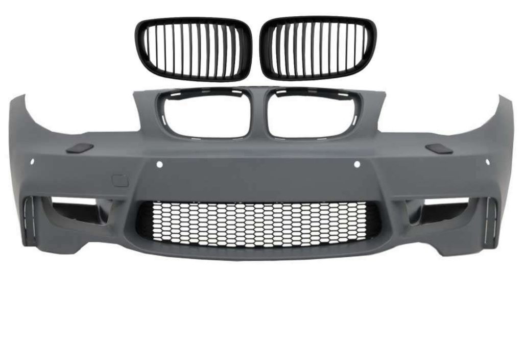 Βλησαρούλης Car Center - Front Bumper suitable for BMW 1 Series E81 E82 E87 E88 (2004-2011) 1M Design With Air Duct Vent