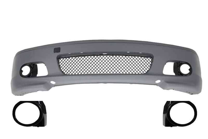 Βλησαρούλης Car Center - Front Bumper suitable for BMW 3 Series E46 Coupe Cabrio (1999-2007) M-tech M-technik M-Sport II Design Without Fog Lights