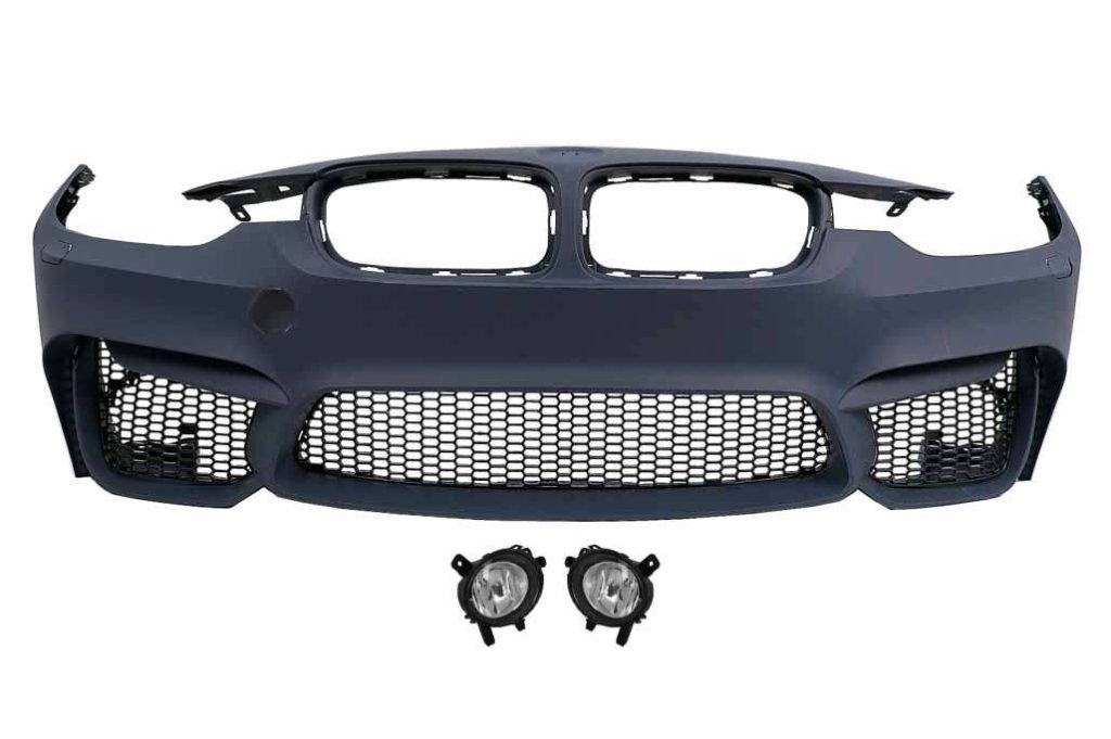 Βλησαρούλης Car Center - Front Bumper suitable for BMW 3 Series F30 F31 (2011-2019) with Fog Lamps M3 Design