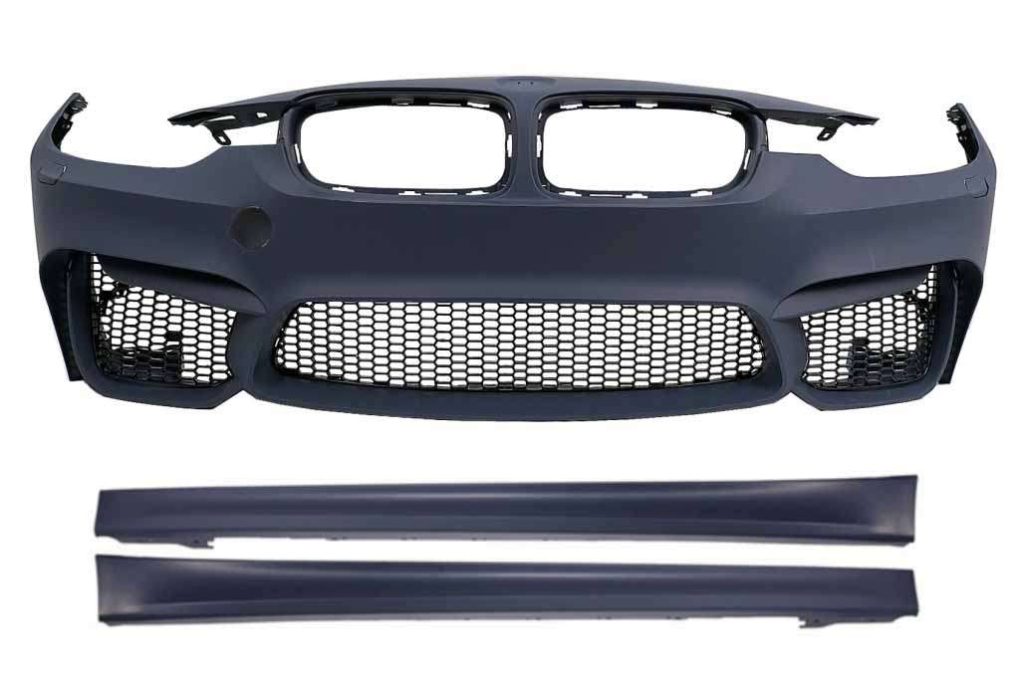 Βλησαρούλης Car Center - Front Bumper suitable for BMW 3 Series F30 F31 (2011-2019) with Side Skirts M3 Design