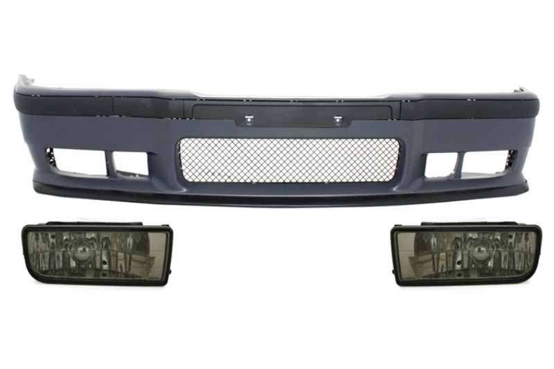 Βλησαρούλης Car Center - Front Bumper suitable for BMW 3er E36 (1992-1998) M3 Design With Smoke Fog Lights