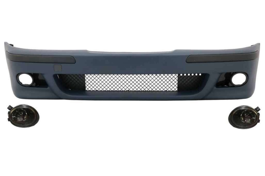 Βλησαρούλης Car Center - Front Bumper suitable for BMW 5 Series E39 (1995-2003) with Fog Lights Smoke Lens M5 Look