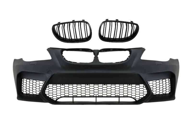 Βλησαρούλης Car Center - Front Bumper suitable for BMW 5 Series E60 Sedan E61 Touring (2003-2009) with Central Kidney Grilles G30 M5 Design