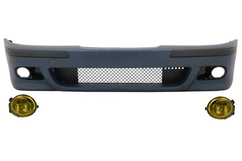 Βλησαρούλης Car Center - Front Bumper suitable for BMW E39 5 Series (1995-2003) with Fog Lights Yellow M5 Look