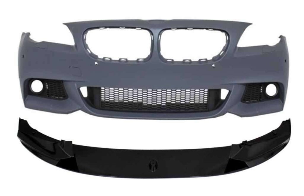 Βλησαρούλης Car Center - Front Bumper suitable for BMW F10 F11 5 Series (2011-2017) With Extension Lip M-Performance Design